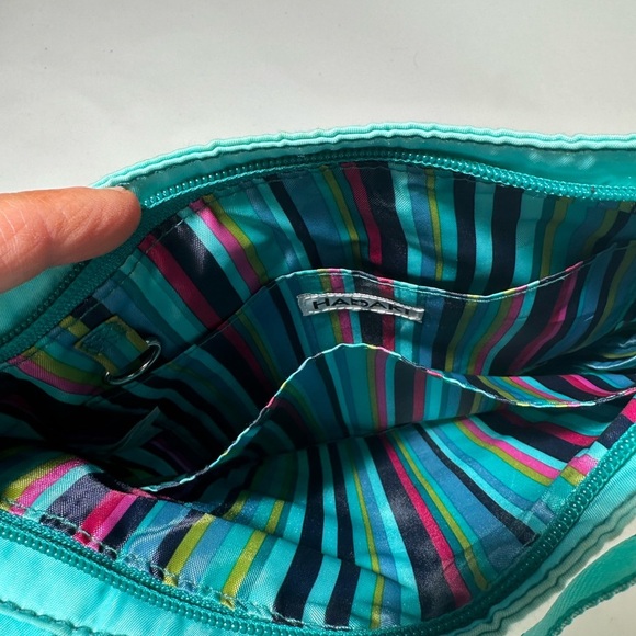 Blue Crossbody Bag with Adjustable Strap and Slouchy Design - Picture 5 of 5